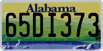 AL license plate 65DI373