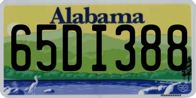 AL license plate 65DI388