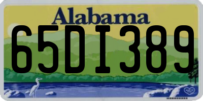 AL license plate 65DI389