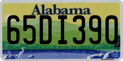 AL license plate 65DI390