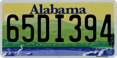 AL license plate 65DI394