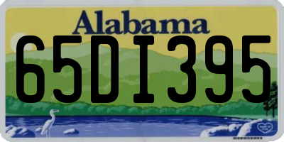 AL license plate 65DI395