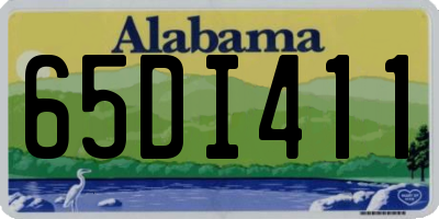 AL license plate 65DI411