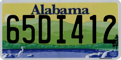 AL license plate 65DI412