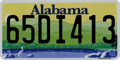 AL license plate 65DI413