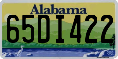 AL license plate 65DI422