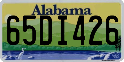 AL license plate 65DI426