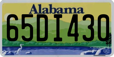 AL license plate 65DI430