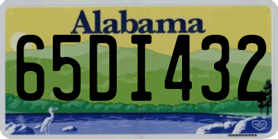 AL license plate 65DI432