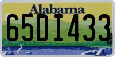 AL license plate 65DI433