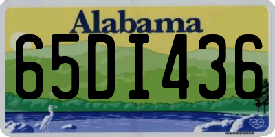 AL license plate 65DI436