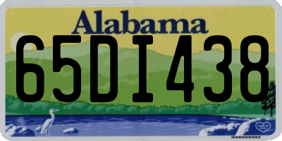 AL license plate 65DI438
