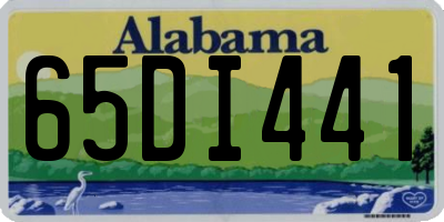 AL license plate 65DI441