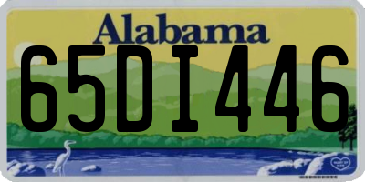 AL license plate 65DI446