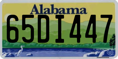 AL license plate 65DI447