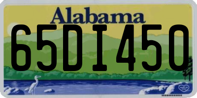 AL license plate 65DI450