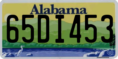 AL license plate 65DI453