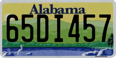 AL license plate 65DI457