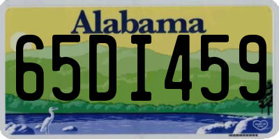 AL license plate 65DI459