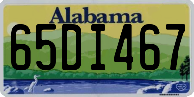 AL license plate 65DI467