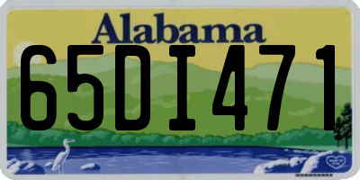 AL license plate 65DI471