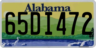 AL license plate 65DI472
