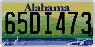 AL license plate 65DI473