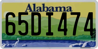 AL license plate 65DI474