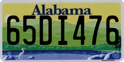 AL license plate 65DI476