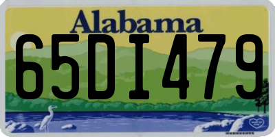 AL license plate 65DI479