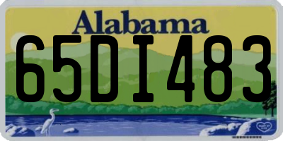AL license plate 65DI483