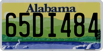AL license plate 65DI484