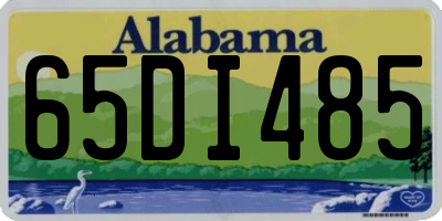 AL license plate 65DI485