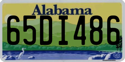 AL license plate 65DI486