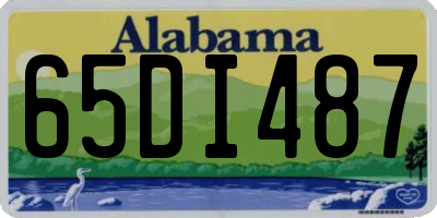AL license plate 65DI487