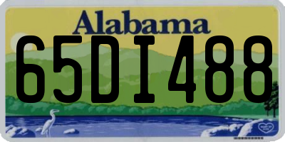 AL license plate 65DI488