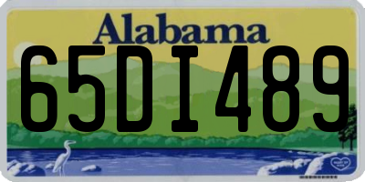 AL license plate 65DI489