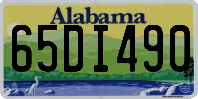 AL license plate 65DI490