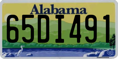 AL license plate 65DI491