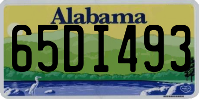 AL license plate 65DI493