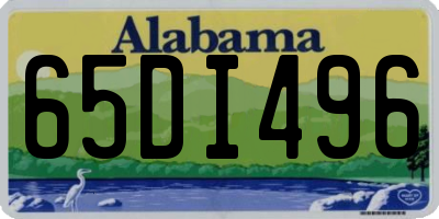 AL license plate 65DI496