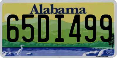 AL license plate 65DI499