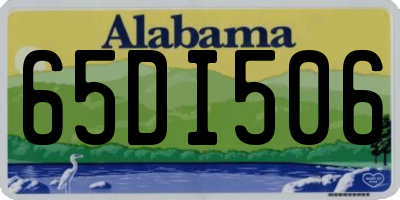AL license plate 65DI506