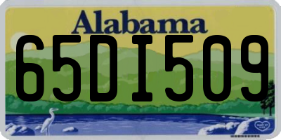 AL license plate 65DI509