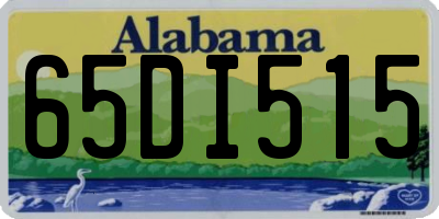 AL license plate 65DI515