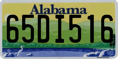 AL license plate 65DI516