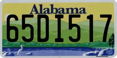 AL license plate 65DI517