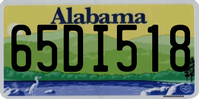 AL license plate 65DI518