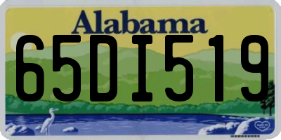 AL license plate 65DI519