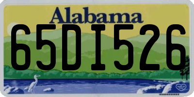 AL license plate 65DI526